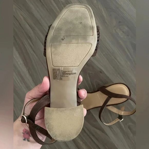Lauren Conrad women’s espadrille memory foam brown heels size 9 - Picture 5 of 6